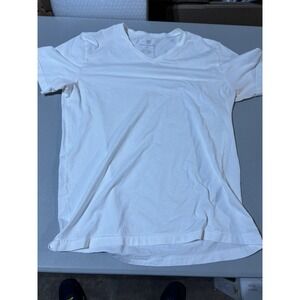 Mack Weldon Lightweight Tee Shirt (Mens Lg) White V Neck